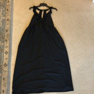 Gibson Black Halter Maxi Sundress